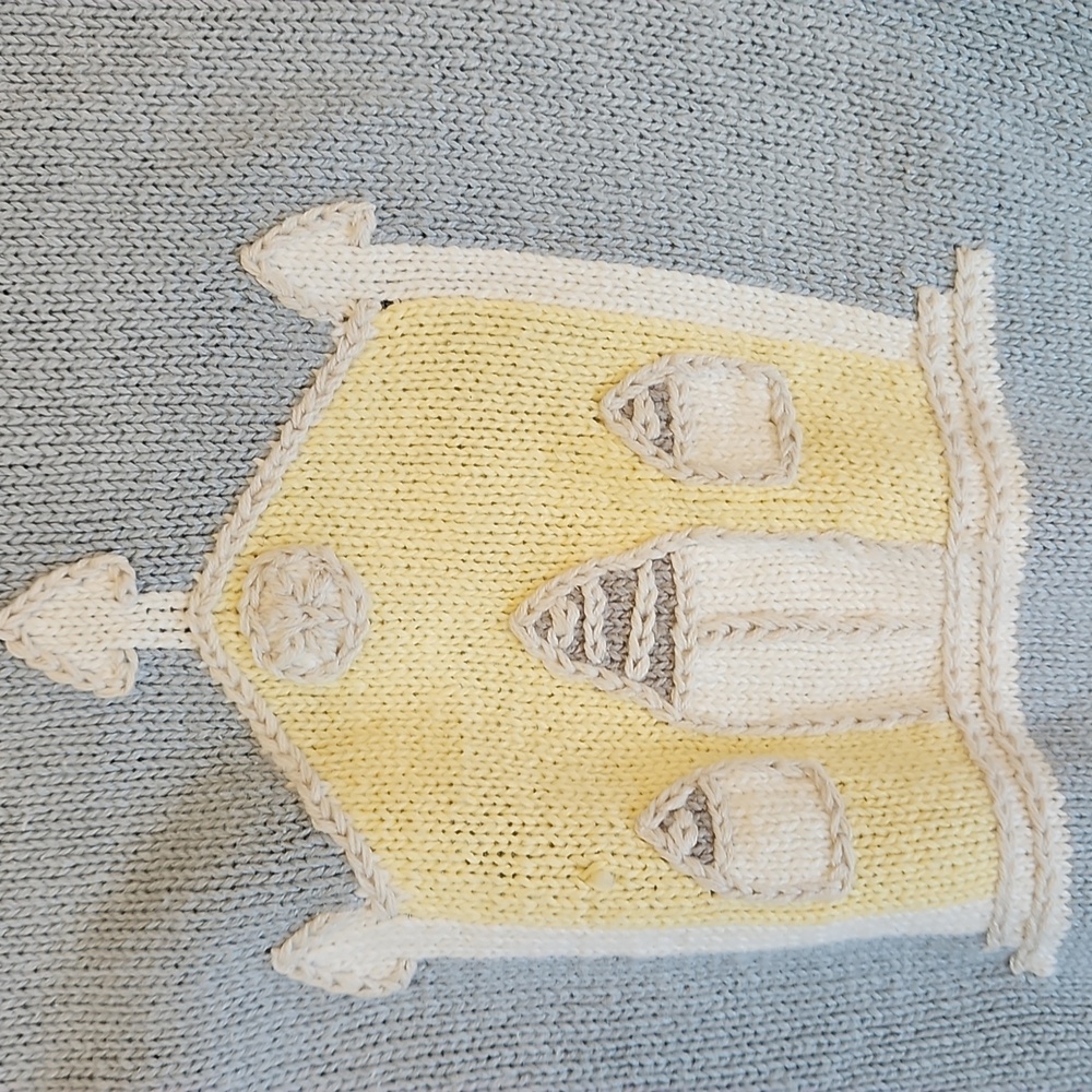 NWT Linen Blend Coastal, Patchwork, Grannycore Cr… - image 5